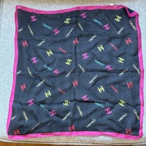 Chanel silk scarf